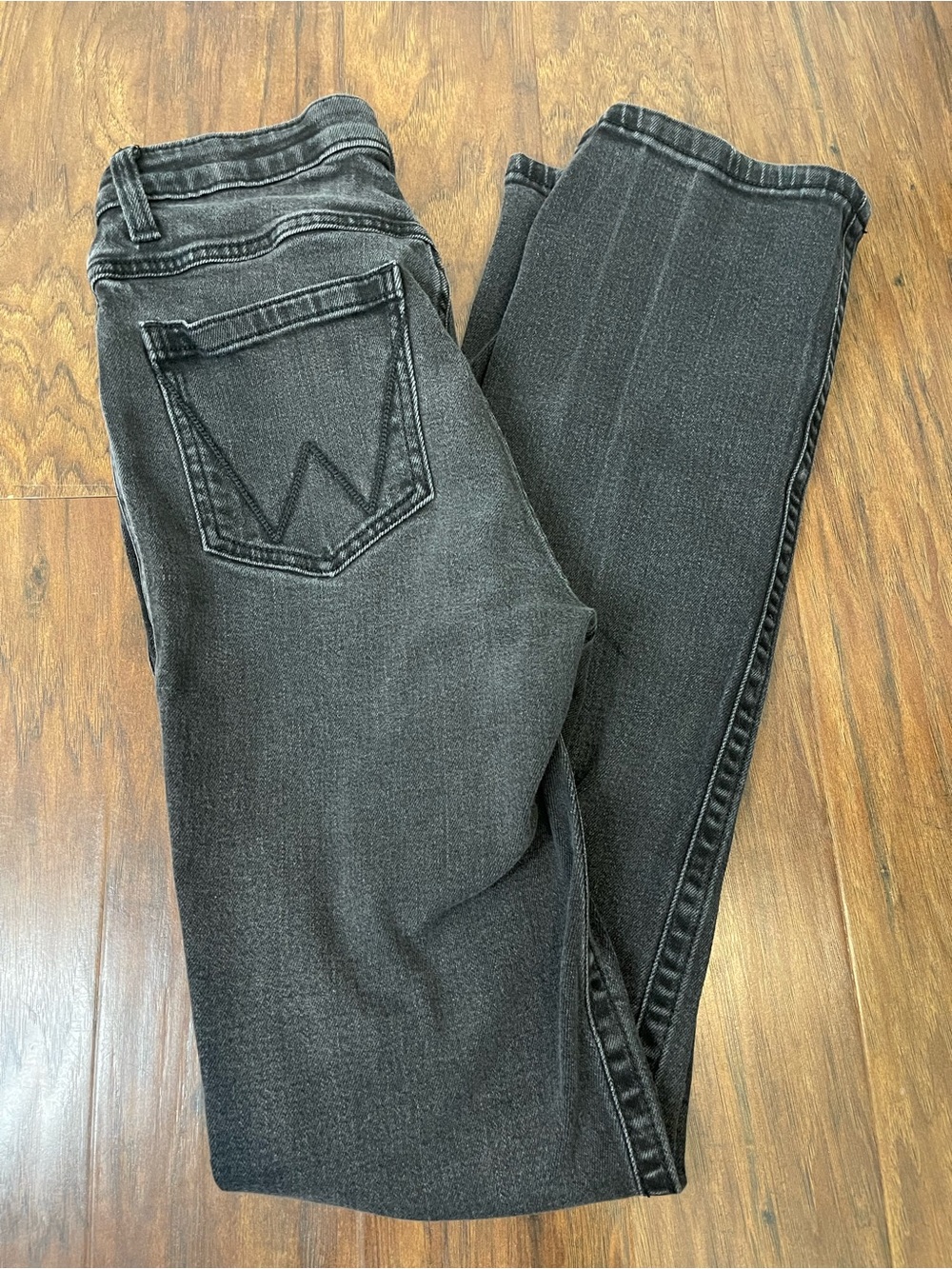 Wrangler Willow Jeans Size 31x36 Washed Black Bootcut Western Riding Wear